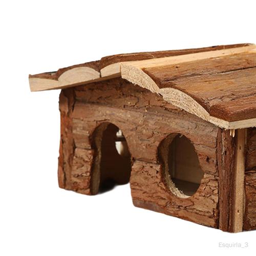 Cage De Lit En Bois Pour Hamster, Accessoire Pour Gerbilles, De