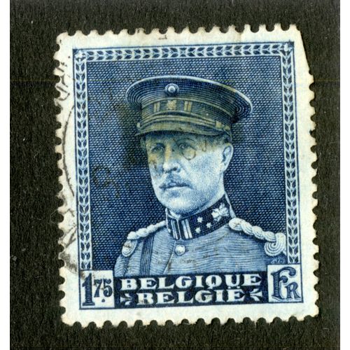 Timbre Oblitéré Belgique, België, 1.75 Fr
