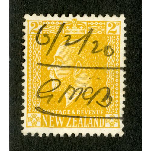 Timbre Oblitéré New Zealand, Postage & Revenue, 2d