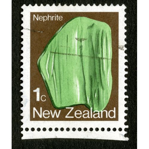 Timbre Oblitéré New Zealand, Nephrite, 1c