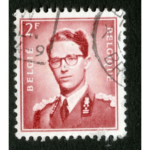 Timbre Oblitéré België, Belgique, 2 F