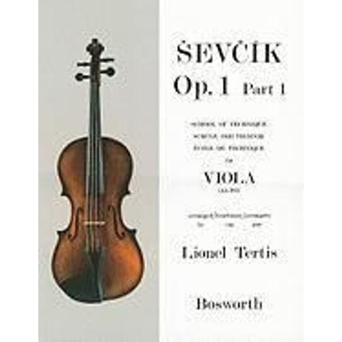 Sevcik For Viola - Opus 1, Part 1: School Of Technique