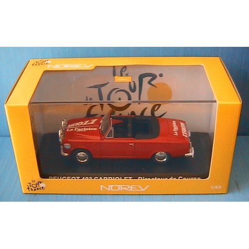 Peugeot 403 Cabriolet Directeur De Course Tdf 1960 1/43 Norev-Norev