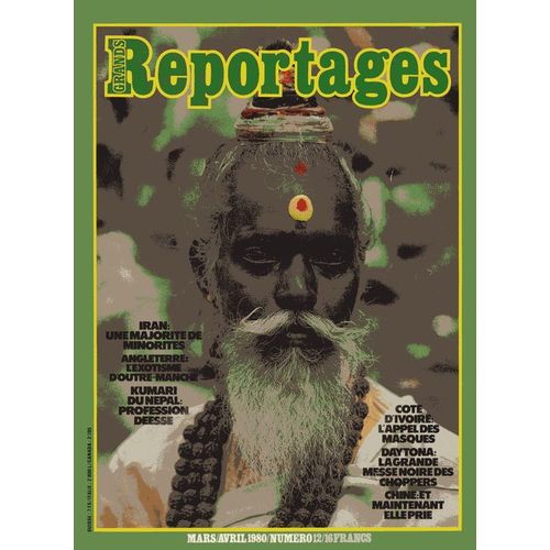 Grands Reportages  N° 12 : Iran - Angleterre - Kumari Du Népal - Côte D'ivoire - Daytona - ...