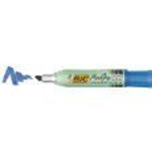 Bic Onyx - Marqueur Permanent Bleu Pointe Biseautée
