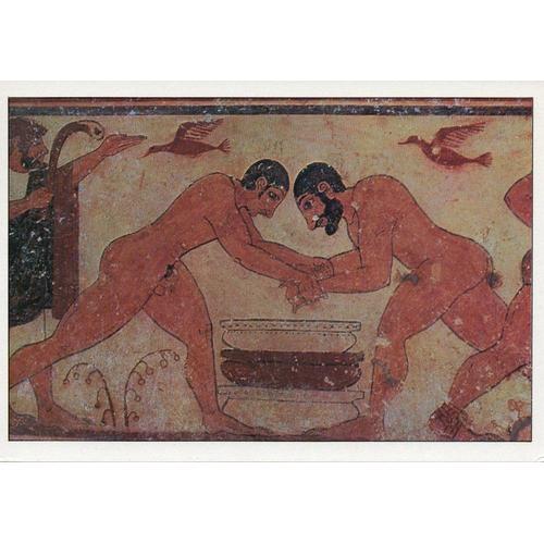 Rome - Tombe Des Augures - Peinture Murale - Ref. 011 573