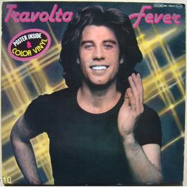 Travolta Album Fever Double LP 33 tours Disque vinyle Occasion Pochette  usée