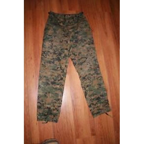 Pantalon De Combat Marine Corps Digital Woodland Taille S  (Small-Regular) Soit Europe 96 Cm