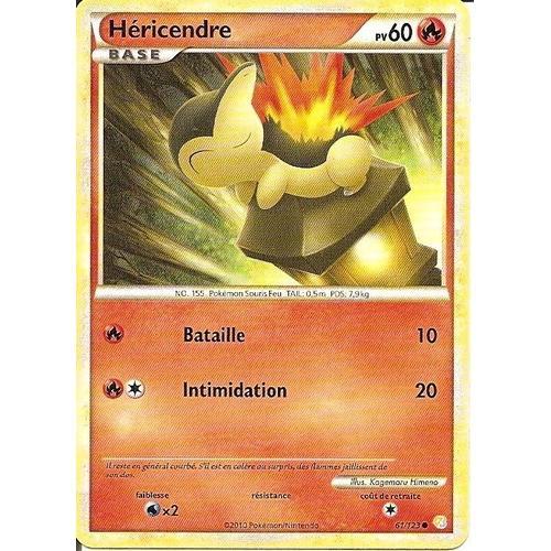 Pokemon - Héricendre Heartgold Soulsilver 61/123