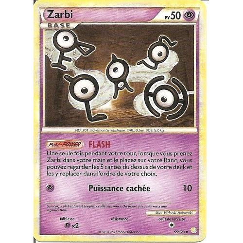 Pokemon - Zarbi (Flash) Heartgold Soulsilver 55/123