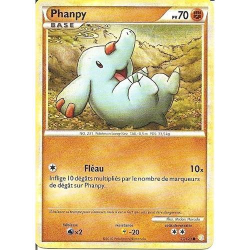 Pokemon - Phanpy Heartgold Soulsilver 77/123