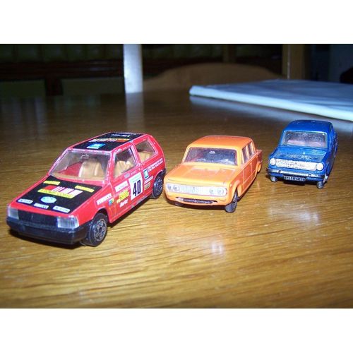 Lot De 3 Fiat-Bburago