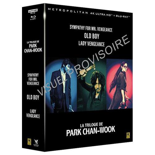 La Trilogie De Park Chan-Wook : Old Boy + Sympathy Dor Mr. Vengeance + Lady Vengeance - Édition Collector Limitée - 4k Ultra Hd + Blu-Ray