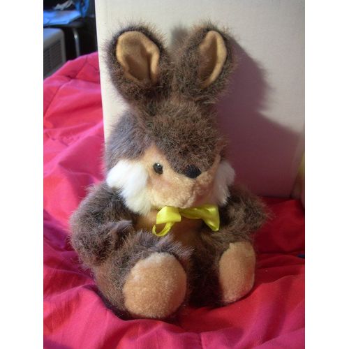 Lapin Fourrure Marron Et Beige