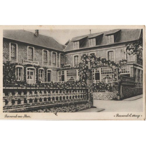 Carte Postale - Berneval "Berneval-Cottage" 1930