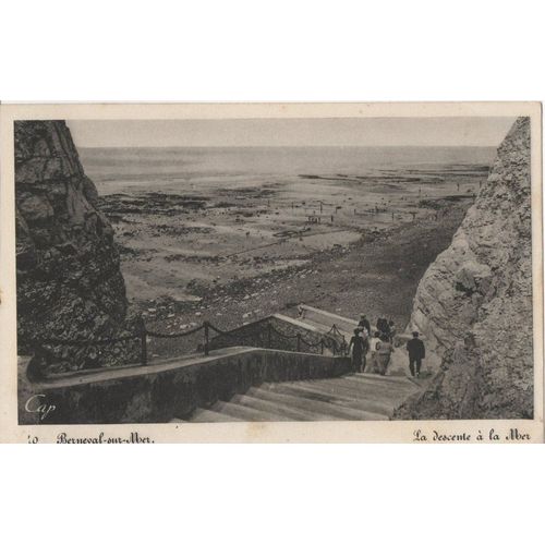 Carte Postale - Berneval  Descente À La Mer 1930