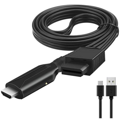 Câble Hdmi Pour Nintendo Hdmi - Câble Adaptateur Convertisseur Wii Vers Hdmi Full Hd 1080p - Hdtv, Plug And Play, Compatible Avec Wii, Aucun Câble Supplémentaire Requis - Straße Game