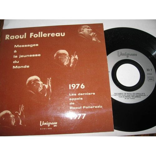 Avan L'an  2000 Un  Nouveau Printemps  Fleurira /Testament  De Raoul Follereau   J'institue Pour  Lagataire  Universelle
