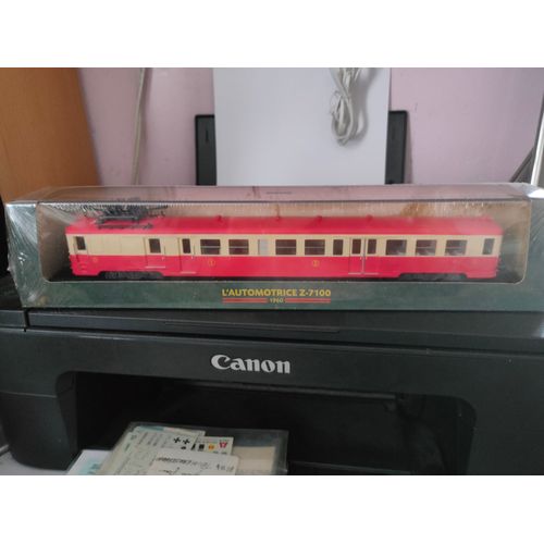Maquette Train Autorail Z-7100 Éditions Atlas 1/87
