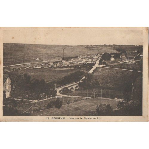 Carte Postale - Berneval Vue Sur Le Plateau 1930