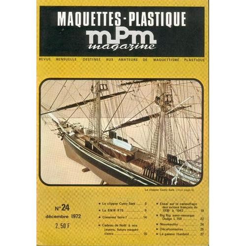 Maquettes-Plastique Magazine Mpm  N° 24 : Le Clipper Cutty Sark