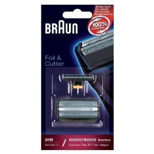 BRAUN 31B Series 3 - PACK COMBI TÊTE + COUTEAU pour rasoirs séries 5000/6000