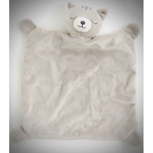 Doudou Chat Tigre Gris Clair H&m Jouet Peluche Bebe Naissance