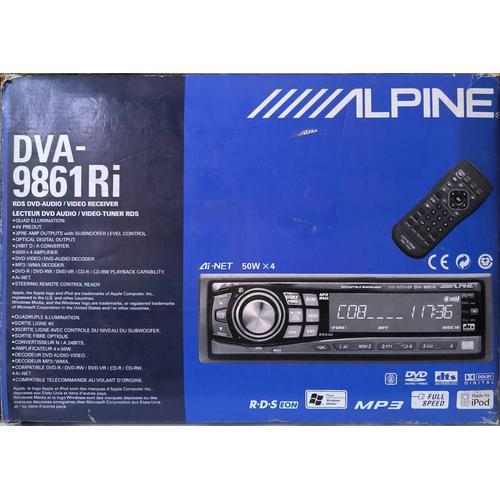 Autoradio lecteur DVD CD Alpine DVA-9861Ri