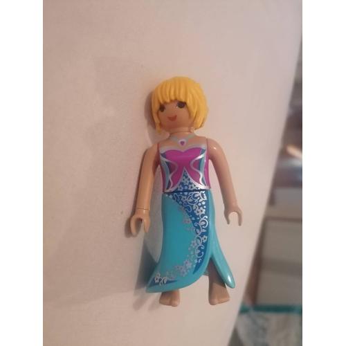 Personnage Playmobil Princesse Blonde Costume Long