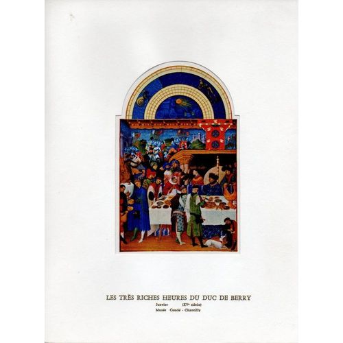 Fdc - 1er Jour - Les Très Riches Heures Du Duc De Berry - Chantilly, Le 25 Septembre 1965 - Format 170 X 215 - 4 Volets