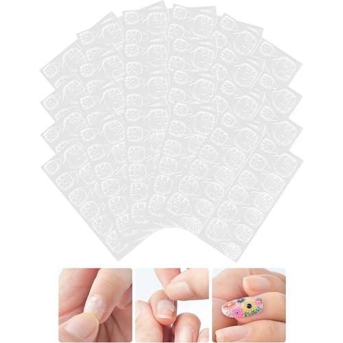 Press On Nails Adhesif,Faux Ongles Autocollants,Autocollant Ongle,Patch Ongles,Adh¿¿Sif Faux Ongles,Gel Pads Ongles,Autocollant ¿¿ Ongles Double Face Transparents,Autocollant D'ongle De Colle,20 Pi¿¿Ce 