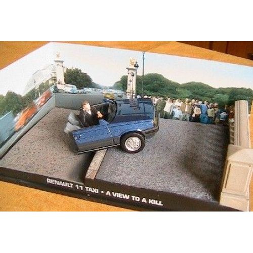 Diorama Renault 11 Taxi James Bond 007 A View To Kill 1/43-Universal Hobbies