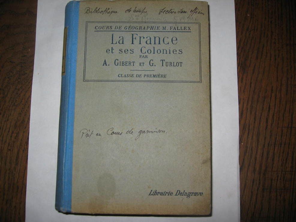 La France Et Ses Colonies, Classe De Première - Cours De Géographie M. Fallex