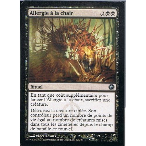 Allergie À La Chair ( Flesh Allergy ) - Magic Mtg - Cicatrices  - U