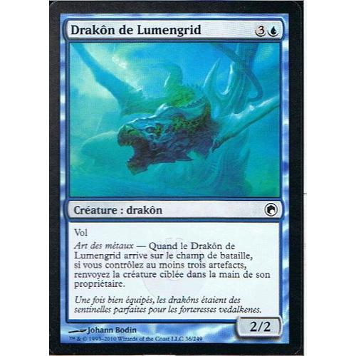 Drakôn De Lumengrid ( Lumengrid Drake ) - Magic Mtg - Cicatrices  - C