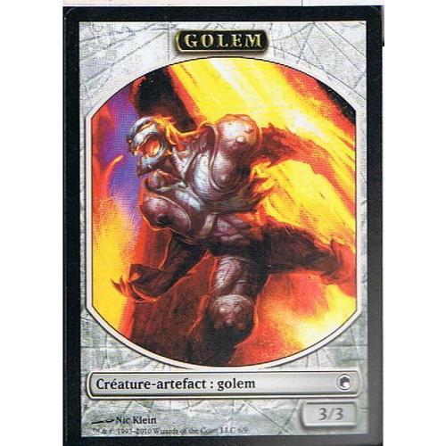 Jeton Golem ( Token Golem ) - Magic Mtg - Cicatrices  - C