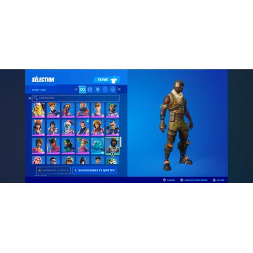 Compte Fornite Aerostier, Chevalier Noir, Snap : Humanoid_10 Pour L'achat