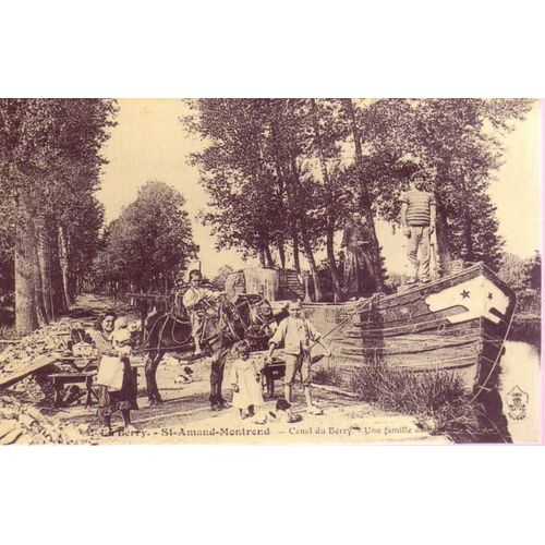 Saint Amand Montrond - Canal Du Berry - Reedition D'une Cpa - 1er Choix - Ref 022 301