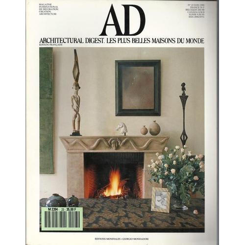 Ad  Les Plus Belles Maisons Du Monde  N° 23 : Magazine International De Décoration, Création,Architecture