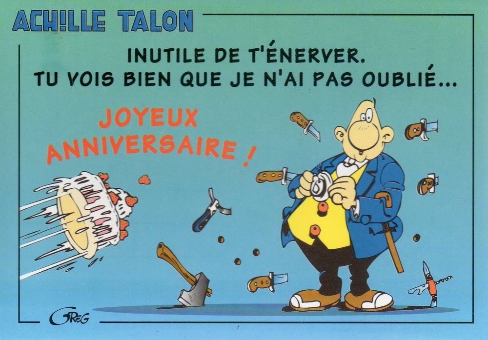 Achille Talon Par Greg Joyeux Anniversaire 1995 Ref 011 803 Rakuten