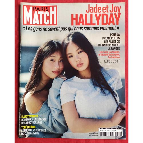 Paris Match N°3892, Coupure De Presse - Clipping, Jade Et Joy Hallyday.