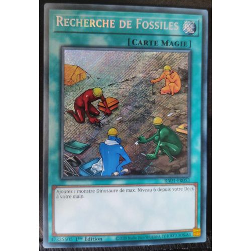 Yu Gi Oh! - Ra01 Fr053 - Recherche De Fossiles - Secret Rare