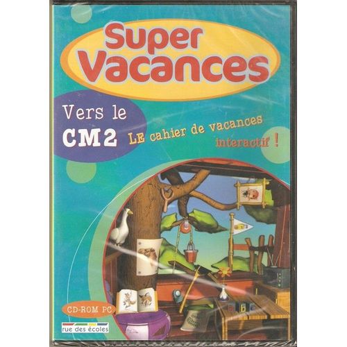 Super Vacances Cd-Rom Pc Vers Le Cm2
