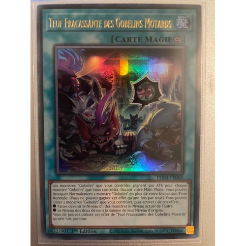 Yu Gi Oh Phni Fr060 Teuf Fracassante Des Gobelins Motards Ultra Rare