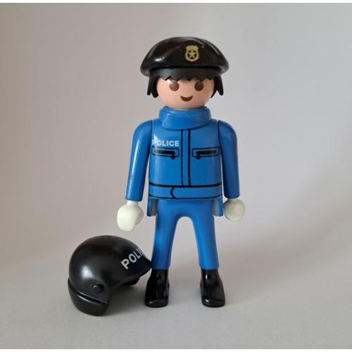 Playmobil Personnage Policier D'élite Avec Béret Et Casque
