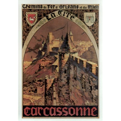 Paul Champseix 1910 - La Cité De Carcassonne - Chemin De Fer D'orléans Et Du Midi - 1985 - Ref. 011 837