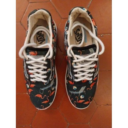 Tennis Toile Imprimé Flamants Roses Vans - 40