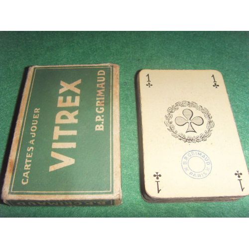 Vitrex Grimaud Cartes À Jouer