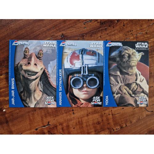 3 Cartes Star Wars Pepsi