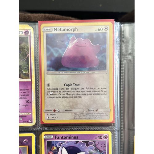 Carte Pokemon - Jcc - Métamorph - 17/18 - Fr 